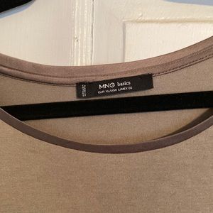 MNG basics XL taupe top